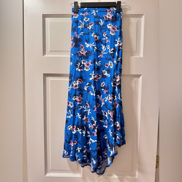 zara blue floral maxi dress LEO LIN Women's Zara Shirt Midi Dress - Blue